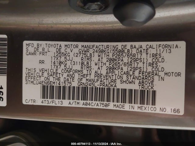 Toyota Tacoma Double Cab 2014 3TMLU4EN6EM141575 Image 9