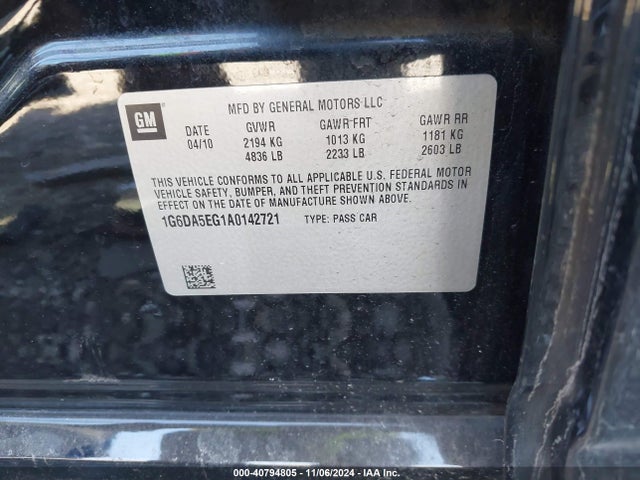 2010 CADILLAC CTS 1G6DA5EG1A0142721 Photo 8