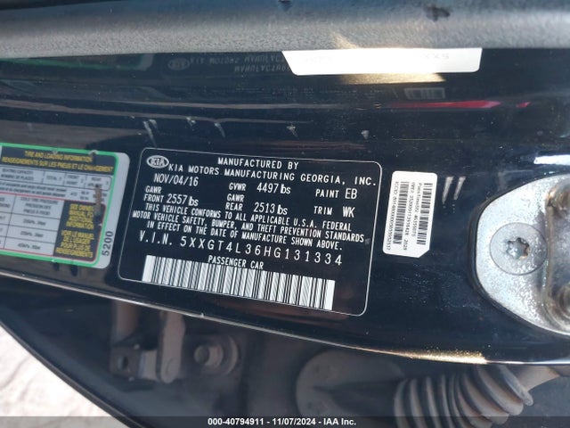 KIA Optima Lx 2017 5XXGT4L36HG131334 Image 9