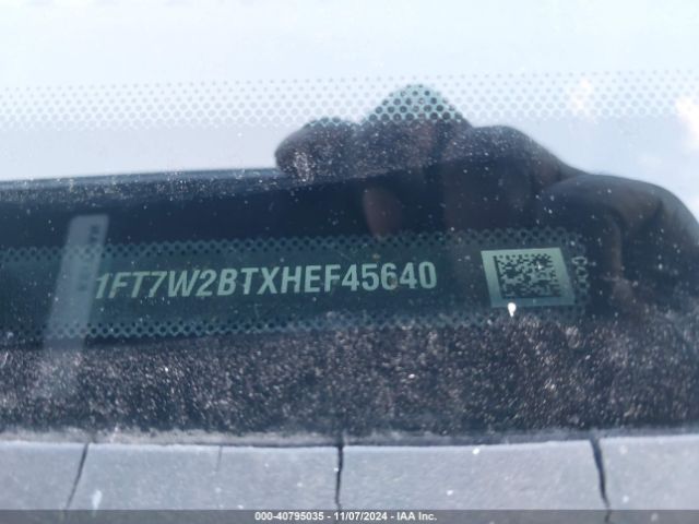 1FT7W2BTXHEF45640 Ford F-250 Lariat
