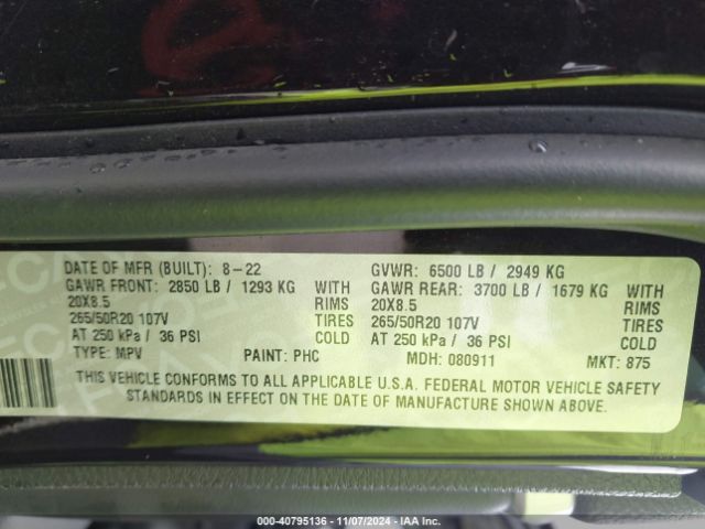 1C4RJKBG8P8109778 Jeep Grand Cherokee L Limited 4x4