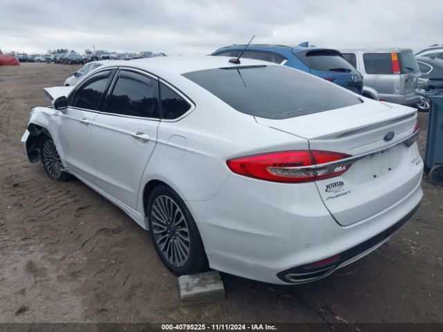 3FA6P0K90JR281676 Ford Fusion Titanium