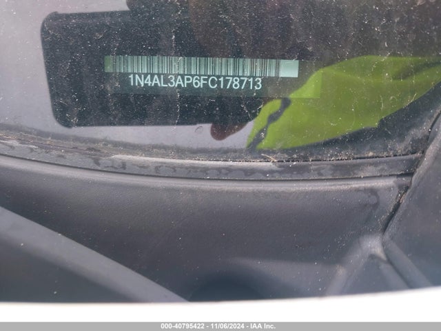 Nissan Altima 2.5 S 2015 1N4AL3AP6FC178713 Image 9