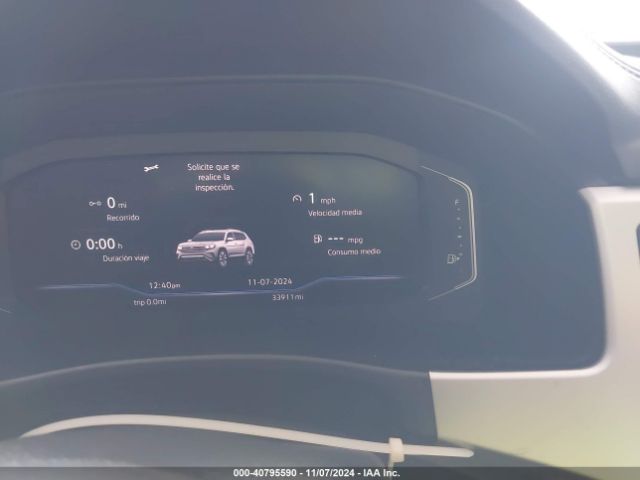 1V2KR2CA0NC554500 Volkswagen Atlas 3.6l V6 Se W/technology