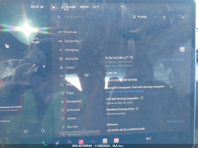 2024 TESLA MODEL 3 5YJ3E1EB1RF787229 Photo 6