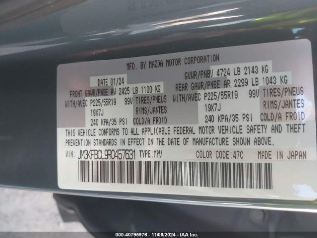 JM3KFBCL9R0457631 Mazda Cx-5 2.5 S Carbon Edition