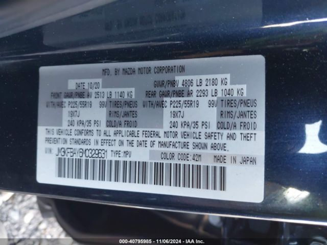 JM3KFBAY6M0329631 Mazda Cx-5 Grand Touring Reserve