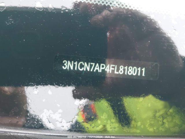 3N1CN7AP4FL818011 Nissan Versa 1.6 S+