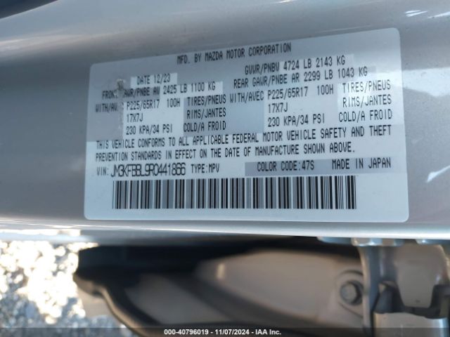 JM3KFBBL9R0441866 Mazda Cx-5 2.5 S Select