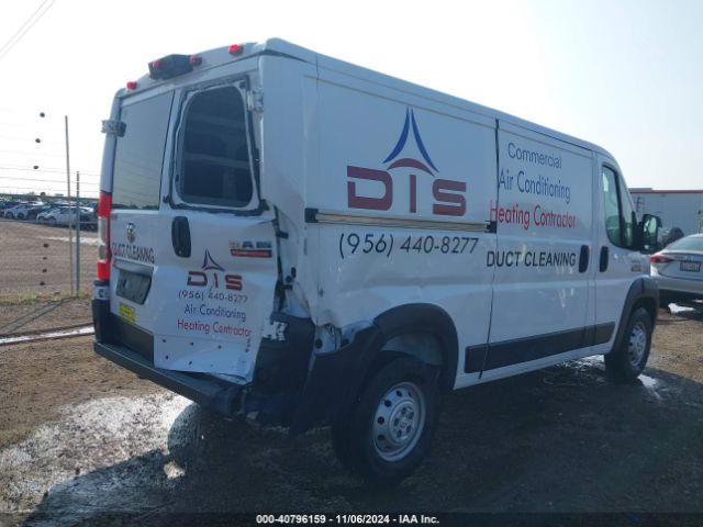 3C6TRVAG0KE508272 RAM Promaster 1500 Low Roof 136 Wb