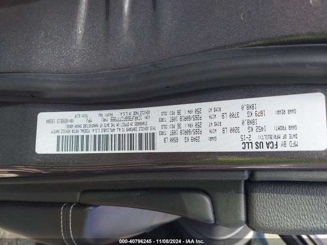 1C4RJFBG6FC777999 Jeep Grand Cherokee Limited
