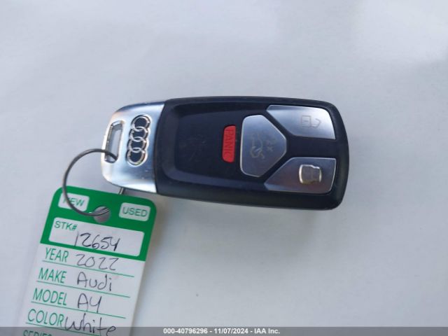 WAUEAAF48NN009927 Audi A4 Premium Plus 45 Tfsi S Line Quattro S Tronic