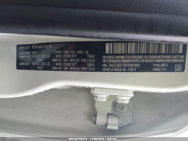 ZACCJBCT8FPB87681 Jeep Renegade Trailhawk