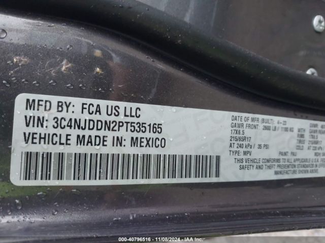 3C4NJDDN2PT535165 Jeep Compass Trailhawk 4x4