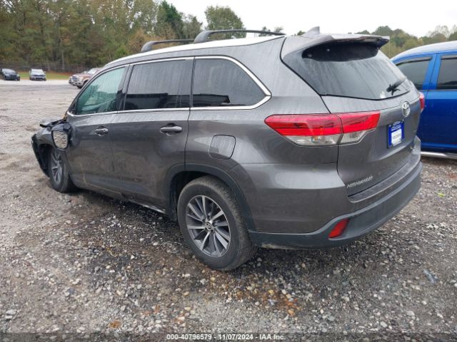 5TDKZRFH2JS541341 Toyota Highlander Xle
