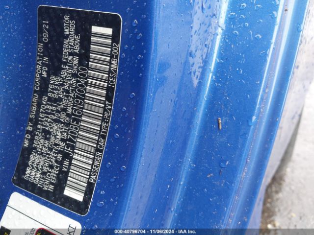 2022 SUBARU BRZ JF1ZDBE16N9700400 Photo 8