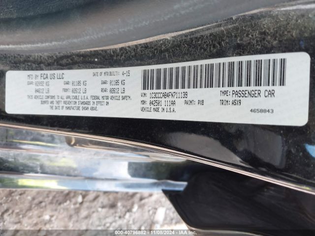 1C3CCCAB4FN711139 Chrysler 200 Limited