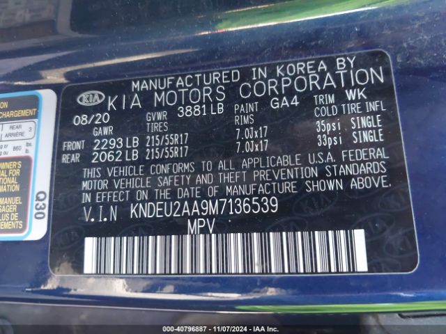 KNDEU2AA9M7136539 KIA SELTOS S
