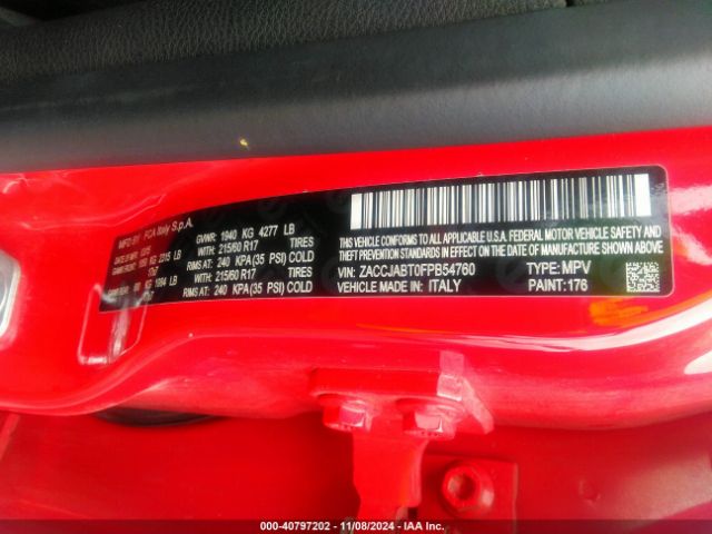 ZACCJABT0FPB54760 Jeep Renegade Latitude
