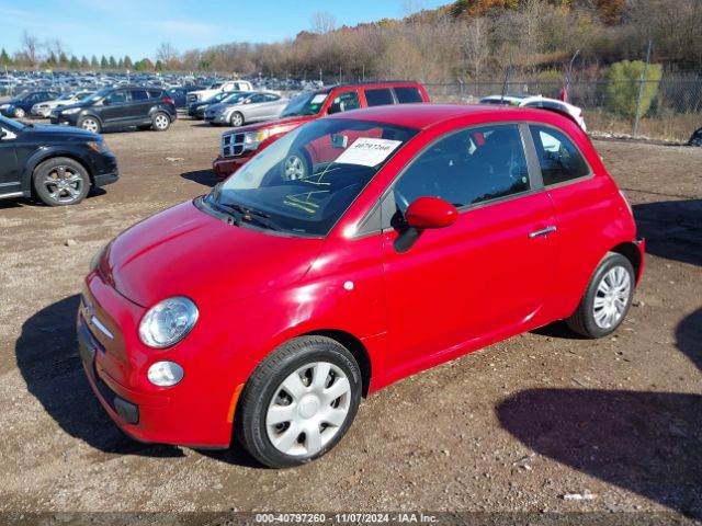 2012 FIAT 500 3C3CFFAR7CT304014 Photo 1