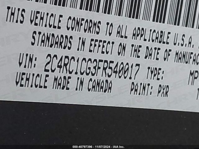 2C4RC1CG3FR540017 Chrysler Town & Country Touring-l