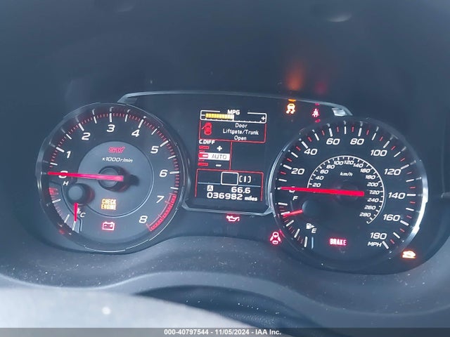 JF1VA2T62J9836751 Subaru Wrx Sti Limited