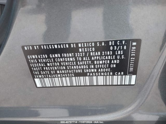 3VWD17AJ4GM345325 Volkswagen Jetta 1.8t Sport