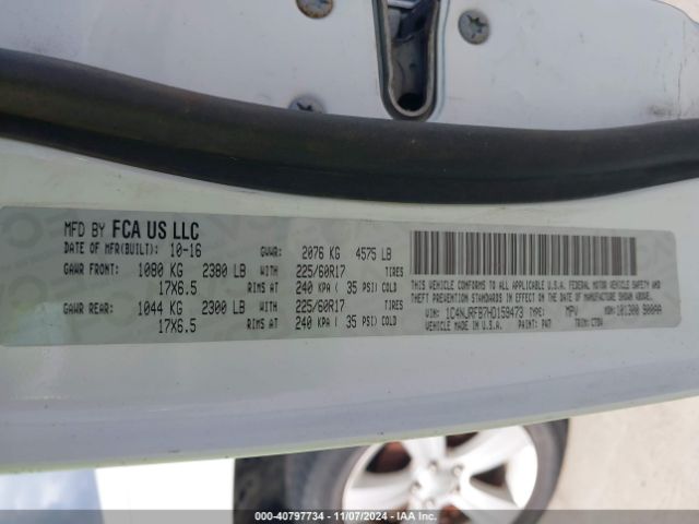 1C4NJRFB7HD159473 Jeep Patriot Latitude 4x4