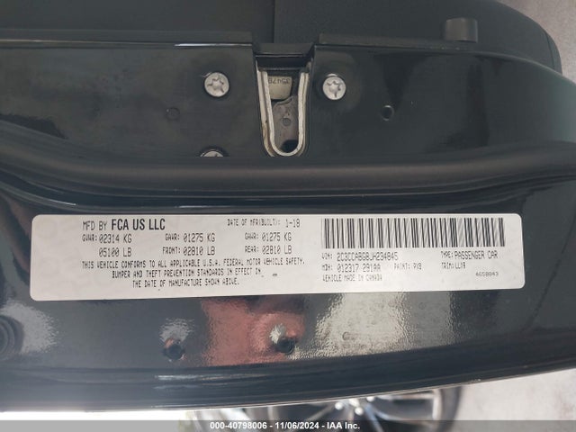 Chrysler 300 2018 2C3CCABG8JH234845 Image 9