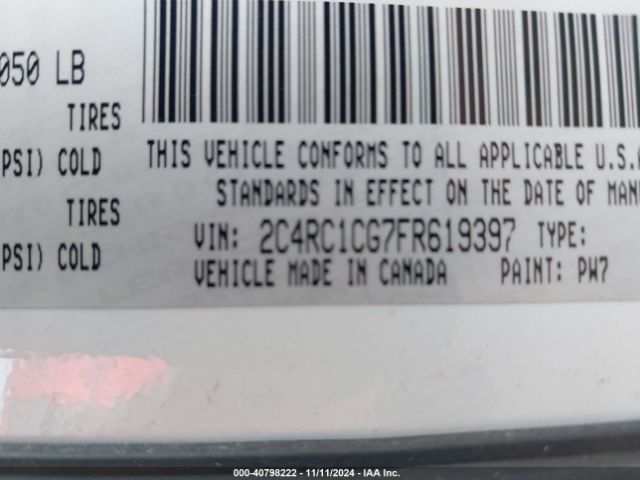 2C4RC1CG7FR619397 Chrysler Town & Country Touring-l
