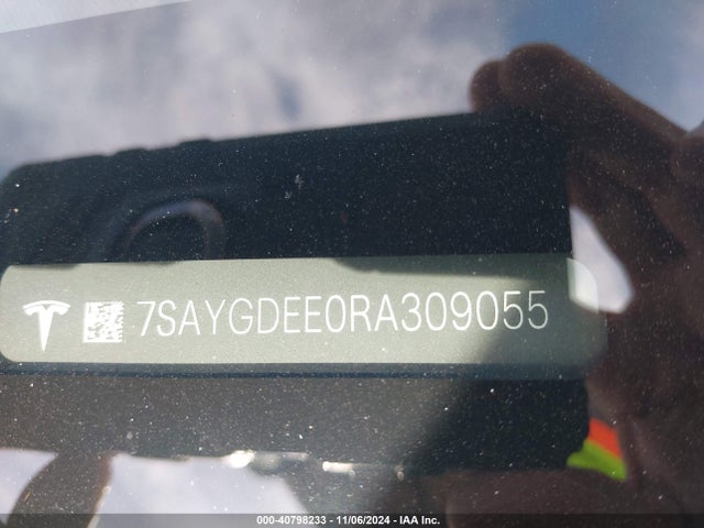 2024 TESLA MODEL Y 7SAYGDEE0RA309055 Photo 8