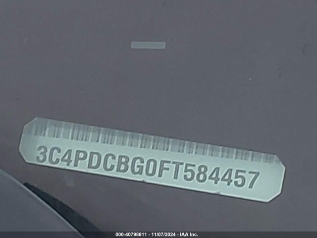 3C4PDCBG0FT584457 Dodge Journey Sxt