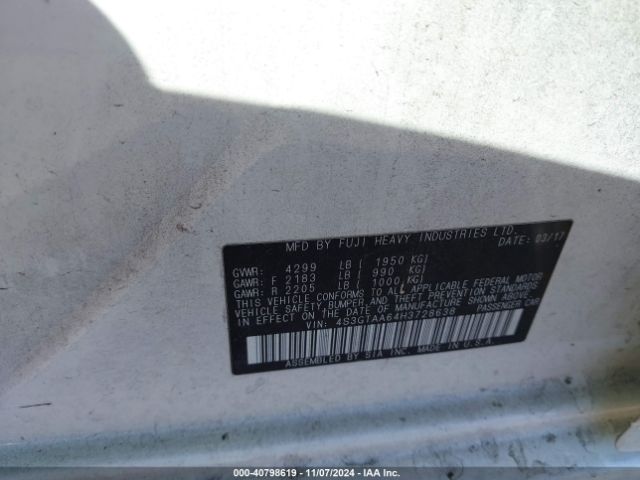4S3GTAA64H3728638 Subaru Impreza 2.0i