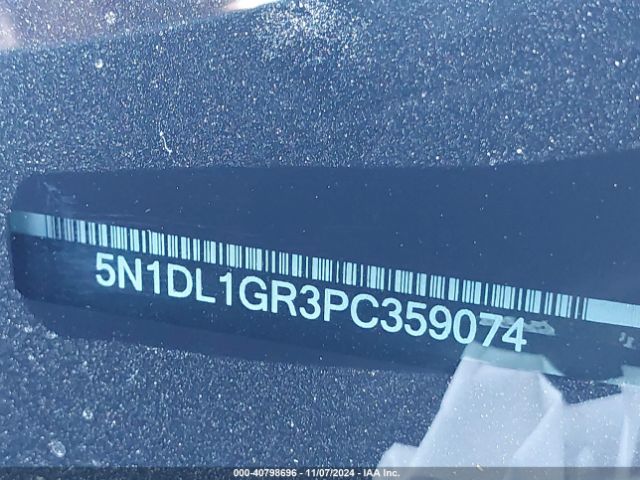 5N1DL1GR3PC359074 Infiniti Qx60 Sensory