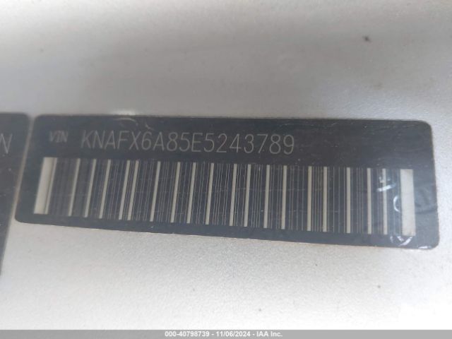 KNAFX6A85E5243789 KIA Forte Koup Ex