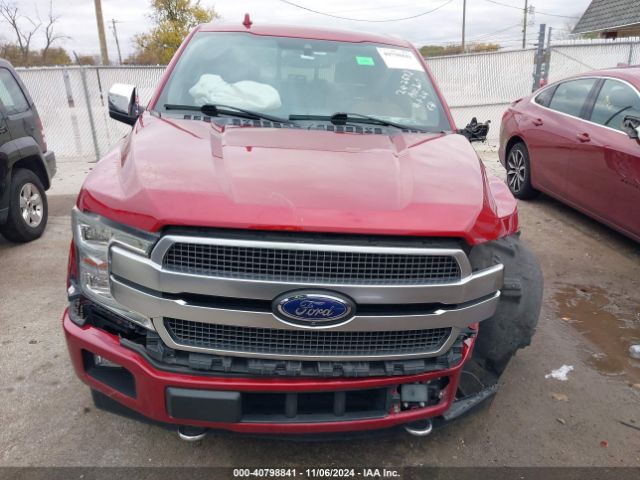 1FTEW1EG4JFC11720 Ford F-150 Platinum