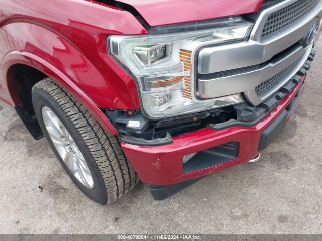 1FTEW1EG4JFC11720 Ford F-150 Platinum