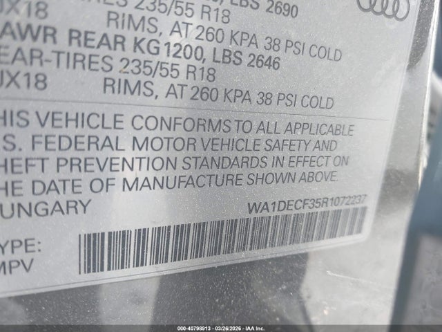 2024 AUDI Q3 WA1DECF35R1072237 Photo 8