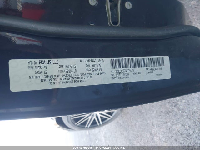 Dodge Charger Sxt 2016 2C3CDXJG2GH170103 Image 9