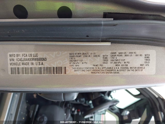 1C4GJXANXMW660063 Jeep Wrangler Sport 4x4