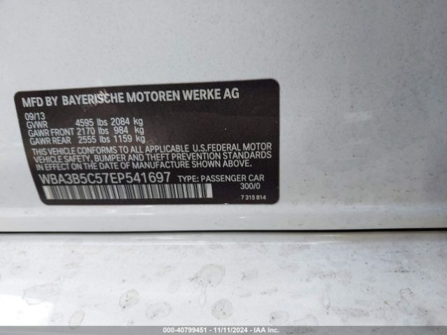 WBA3B5C57EP541697 BMW 328i Xdrive