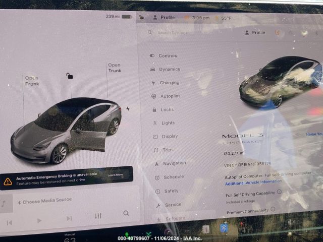 5YJ3E1EA4JF056774 Tesla Model 3 Long Range/mid Range