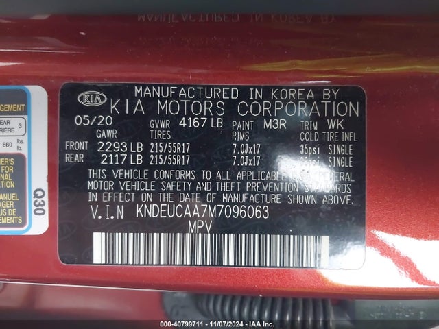 KIA SELTOS S 2021 KNDEUCAA7M7096063 Image 9