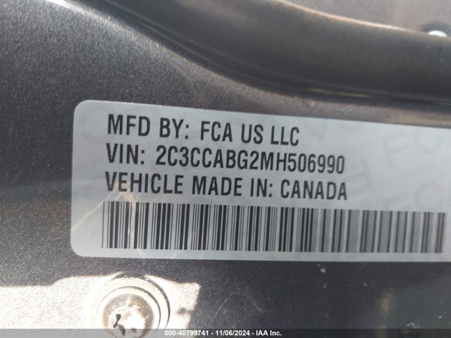 Chrysler 300 2021 2C3CCABG2MH506990 Image 9