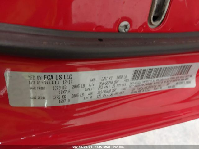 1C4PJLCB5JD620718 Jeep Cherokee Latitude Fwd