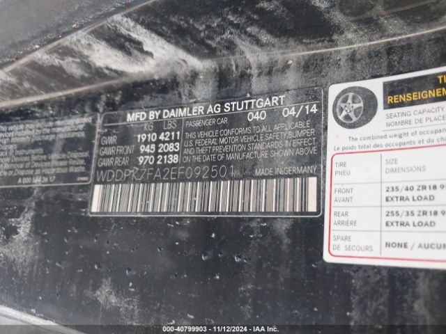 2014 MERCEDES-BENZ SLK 55 AMG WDDPK7FA2EF092501 Photo 8