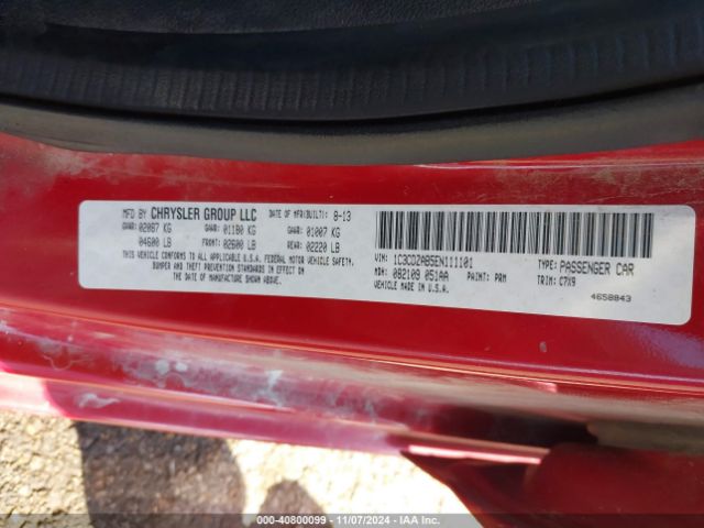 1C3CDZAB5EN111101 Dodge AVENGER SE