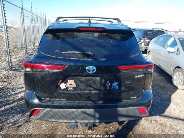 5TDHBRCH7MS521352 Toyota Highlander Hybrid Xle