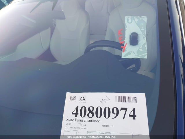2018 TESLA MODEL S 5YJSA1E21JF249786 Photo 10