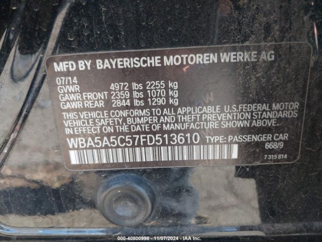 WBA5A5C57FD513610 BMW 528I